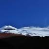 O vulcão Cotopaxi, o mais alto do mundo em atividade, no Equador